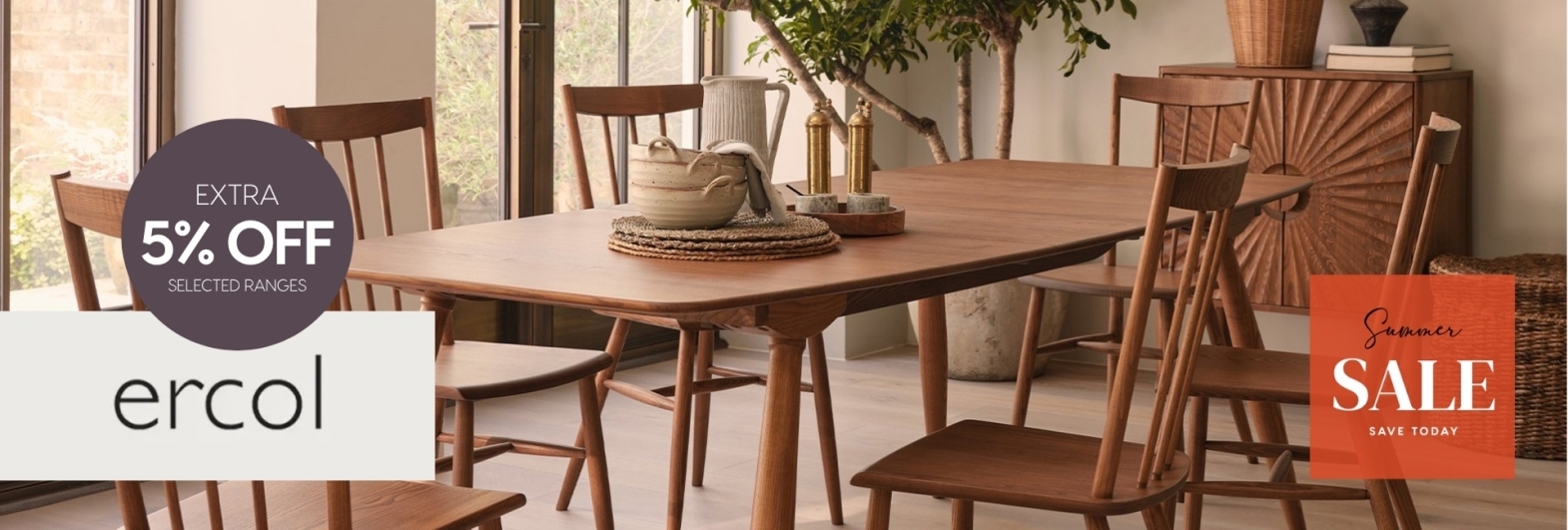 ercol fairmile dining table and chairs